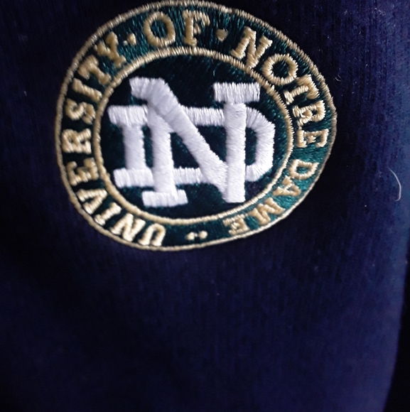 University of Notre Dame Navy Sweater - Picture 4 of 5